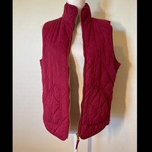 NWT | Quilted Zip Up Vest